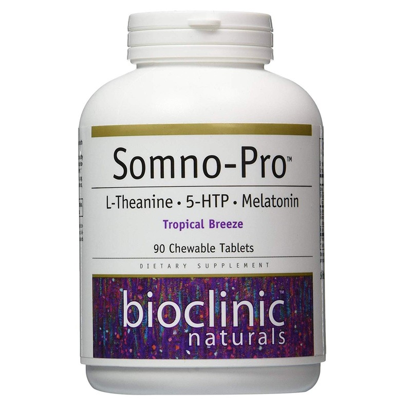 Bioclinic Naturals Somno-Pro L-teanina - 5-HTP - Melatonina Tropical Breeze