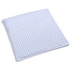 Grain Pillow 24 x 24 cm Organic Fabric Light Blue/White,