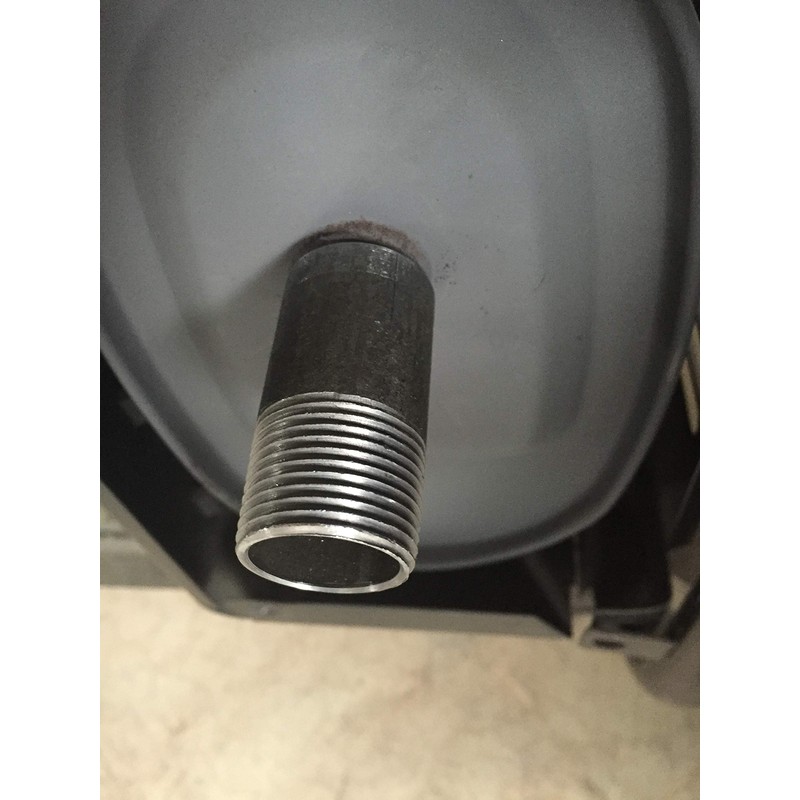 GenExhaust Universal Generator 1-1/2" Steel Exhaust Extension 1 Foot Length
