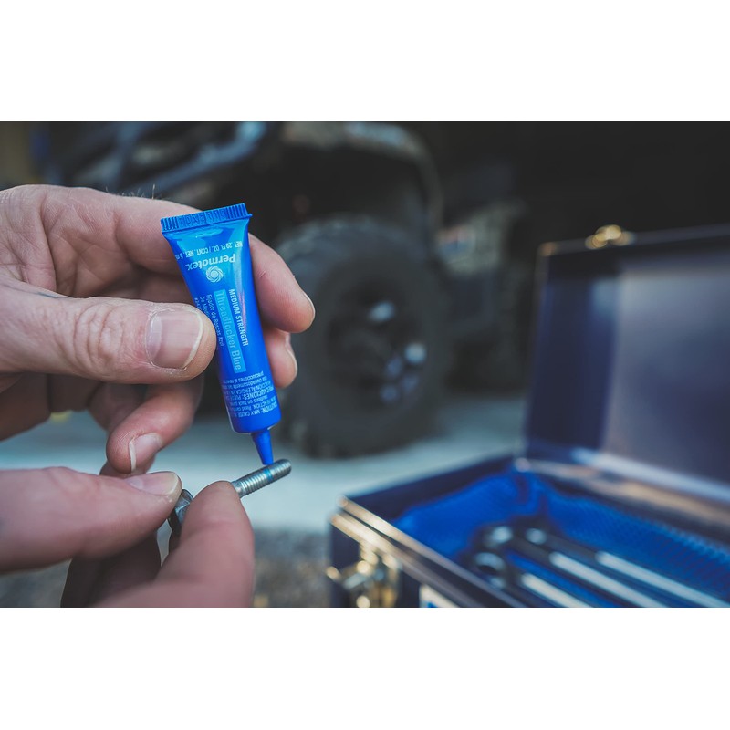 Permatex 24209 Blue Medium Strength 242 Threadlocker, 6mL