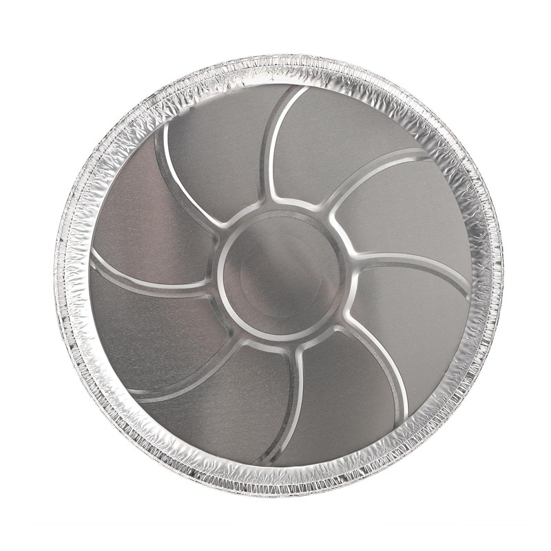 Frcctre 45 Pack 13 Inch Round Aluminum Foil Pans, Heavy