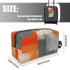 YUMQSEOS Travel Toiletry Bag,Large Makeup Bag,Portable Shaving Kit Bag, Orange