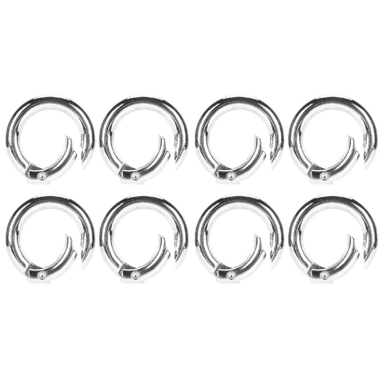 20pcs Spring Ring Clasps Innovative DIY Hand Crafted Copper Spring