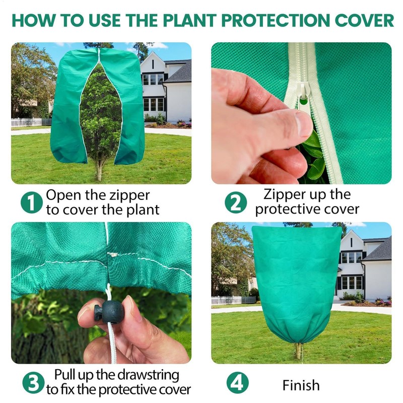 Plant Covers Freeze Protection | Frost Bags Cloths Freeze Protection