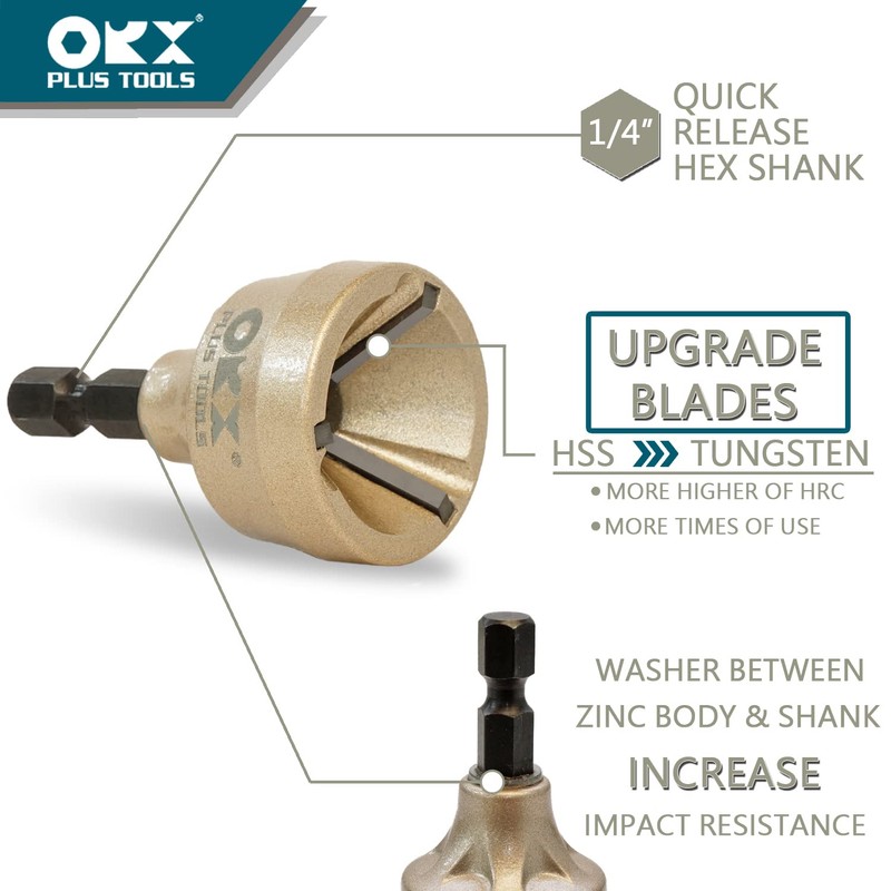 ORX PLUS TOOLS PO-045-TORXPLUS Tools Deburring External Chamfer Tool, Tungsten