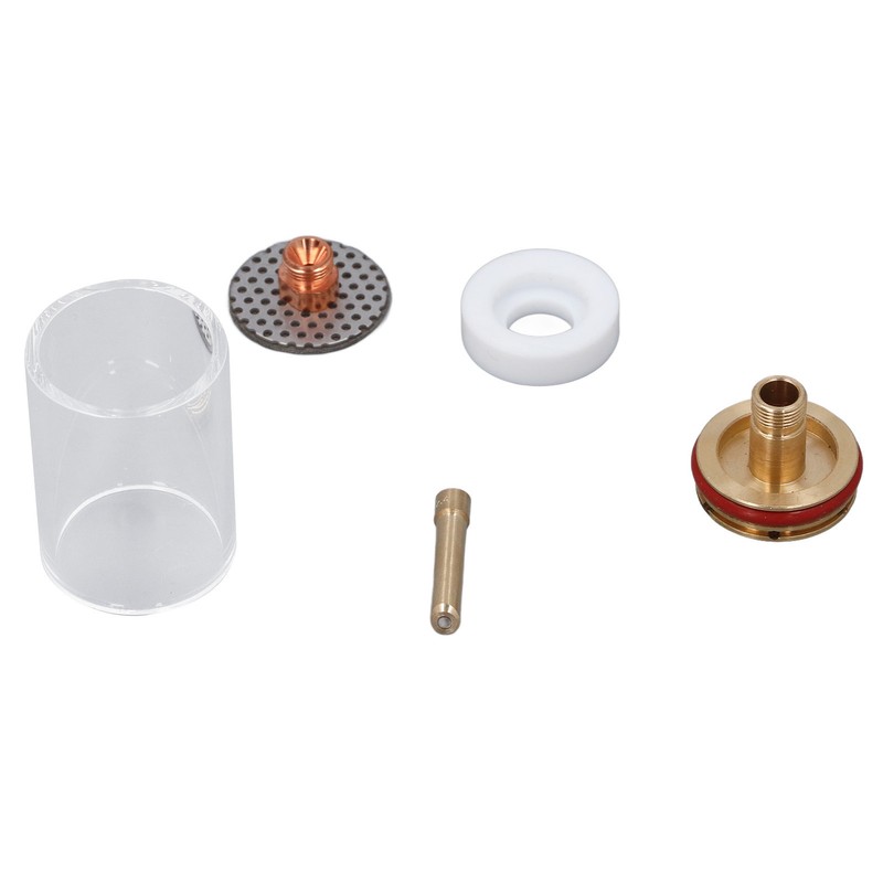 1 Set 5Pcs TIG Welding Torch Glass Cup Electrode Clamp