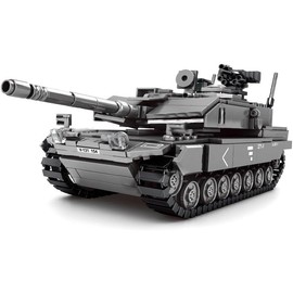 Auspcers Technic Tank Model Building Blocks, 898 Pieces Technic Leopard 2A7 Tanks Building Blocks Model, Military Tank Kit, Compatible with Large Brands