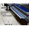 jocartsparts.com Fits Jeep Wrangler YJ Aluminum Diamond Plate Rocker Step