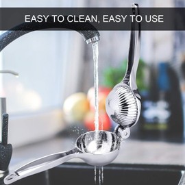 Lemon Juicer Squeezer,Stainless Steel Fruit Squeezer - Multipurpose Kitchen Citrus Presser for Juicing Sugarcane Vegetable Party Cocktail Beach Outdoor Camping