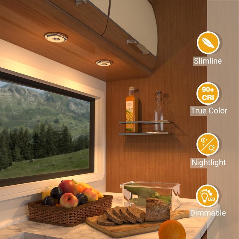 acegoo 4 x 12V Campervan LED Ceiling Light Camper Van