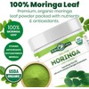 Pura Vida Moringa Powder - 100% Leaf Powder USDA Organic