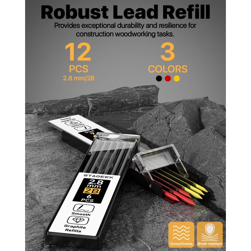 STAGEEK Carpenter's Pencil, Pack of 1