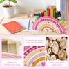 Weploda Rainbow Pen Holder Children, Desk Organiser Rainbow, Rainbow Pens