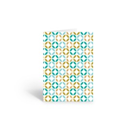 Stonehouse Collection Blank Note Cards - 10 Boxed Blank Cards & Envelopes - USA Made (Teal Pattern #1)