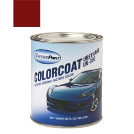 ColorRite Quart for Toyota Yaris Automotive Touch-up Paint - Barcelona Red Mica Metallic Clearcoat 3R3 - Color-Only Package