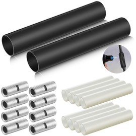 Relaxweex 2 Sets Underground Wire Splice Kit Extension Cord Splice Kit for #10#12#14 Awg Wire Including 2 Pcs 8'' Heat Shrink Tubing 8 Pcs Underground Connector Kit and 8 Pcs 1.97'' Heat Shrink Tubing