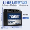 TYKOOL 12180-G LiFePO4 Powersports Battery, 360CCA,8Ah,Built in BMS,Compatible with generator