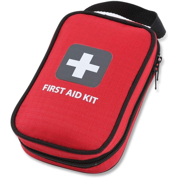 Thrive First Aid Kit (100 Pieces) - First Aid Bag Packed w/ Medical Supplies - Emergency kit for Car, Camping, Travel