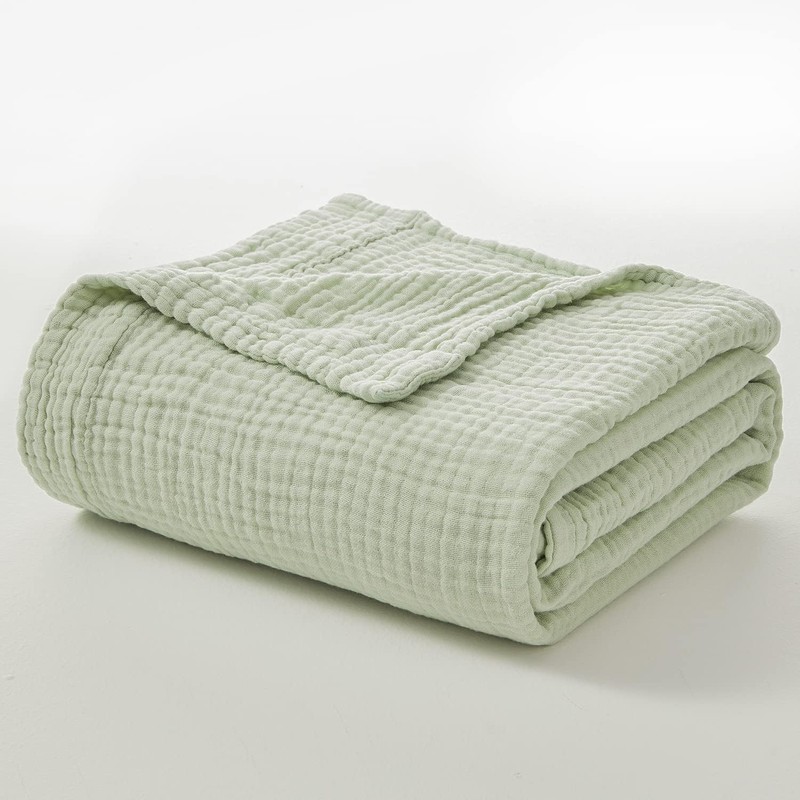 EMME Cotton Blanket 100% Muslin Blanket Adult 127 x 152