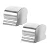 TEHAUX 2Pcs Metal Handrail End Caps Stainless Steel Staircase Handrail