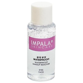 IMPALA Bye Bye Waterproof! Dual Phase Makeup Remover for Eyes and Face, Durable, Moisturising and Protection for Eyelashes, Travel Size, 30 ml