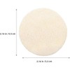 Esponjas Vegetales de Lufa Natural Beige (50 Piezas) - Exfoliante