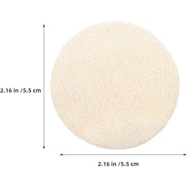 Esponjas Vegetales de Lufa Natural Beige (50 Piezas) - Exfoliante Corporal y Facial