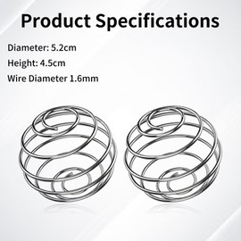 Protein Shaker Ball, Stainless Steel Bottle Mixer Ball, Shaker Balls, Stainless Steel Bottle Mixer Ball for Protein Shakes Formula, Food Grade Blender Balls for Mixer Bottles (4pcs)