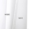 Flax linen like 240 GSM heavy, wide fabric shower curtain