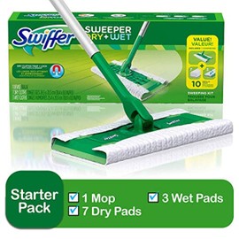 Swiffer 75725 Swiffer Sweeper Dry + Wet Sweeping Kit