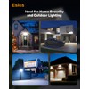 Eslas Upgrade 50W Motion Sensor Outdoor Security Light, 5000LM Floodlight