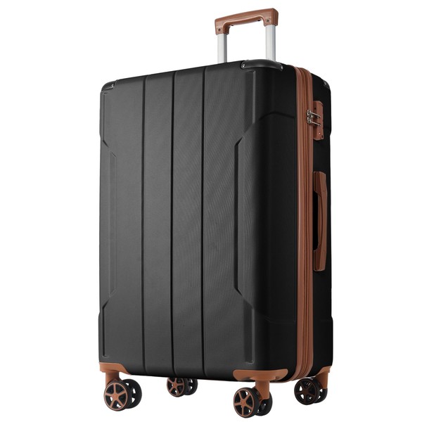 Udorich Lightweight Durable Hardshell Luggage, Expandable 28-inch Checked Suitcase with