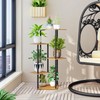 HAYOFAMY 5 Tier Plant Stand Indoor, Tall Plant Shelf Metal