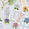 ORIGACH 6 Set Cross Stitch Bookmark Kit for Beginner Flower