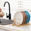 HBlife Bamboo Dish Plate Bowl Cup Book Pot Lid Cutting