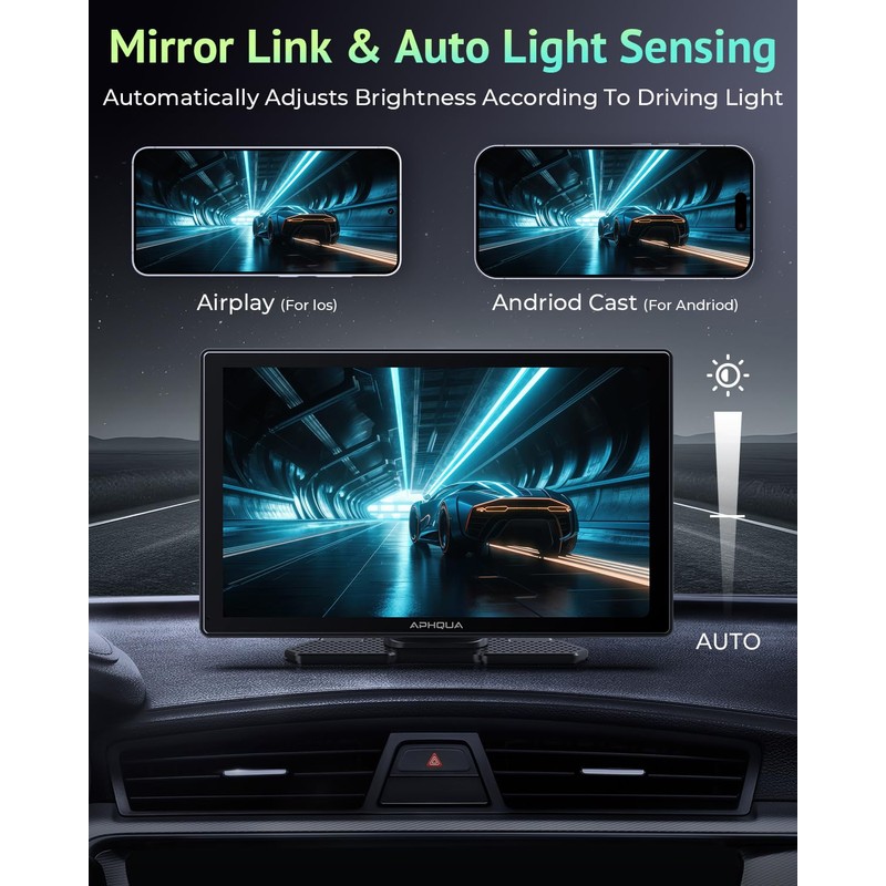 [Car Multimedia Player] Apple Carplay Screen for Car with 2.5K