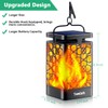 TomCare Solar Lanterns Outdoor Upgraded Flickering Flame Waterproof Hanging Lanterns
