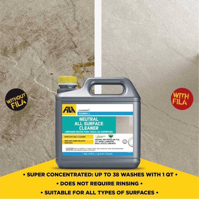 FILA Surface Care Solutions CLEANALL Neutral All Surface Cleaner, 1