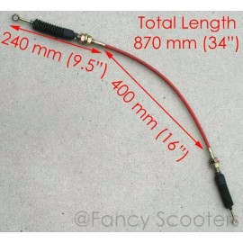FANCY SCOOTERS 110cc 125cc Taotao ATK125A Go Kart Reverse Gear Shift Shifter Cable 34" long