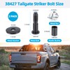 2 Pack Tailgate Striker Bolt with Nuts, 38427 Black Tailgate
