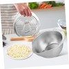 Stainless Steel Rice Washer and Strainer Bowl, Large Capacity Kitchen