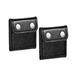 QWORK® 2 Stück Sicherheitsgurt Versteller, Auto Sicherheitsgurt Clip vom Hals Fernhalten und Schwangerschaft Schützen (Schwarz)