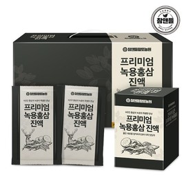 Cham&Deul Hwangto Nongwon 참앤들황토농원 녹용홍삼 프리미엄 30포 1박스 Cheonan Deul Hwangto Nongwon Deer Antler Red Ginseng Premium 30 Packs 1 Box