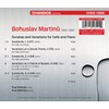 Martinu: Cello Sonatas 1, 2 3