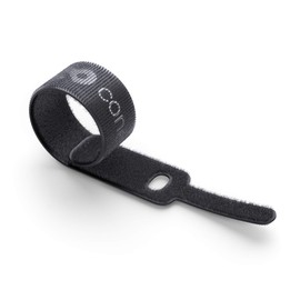 conecto Velcro Cable Ties 15 cm Velcro Tape with Loop Cable Management Cable Organiser Velcro Cable Ties Velcro Black Pack of 50