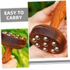 Baluue Detachable 9-Ball Handheld Massager for Muscle Relaxation Portable Wooden
