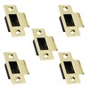 Strike Plate Polished Brass Latch Door Frame + Dust Box