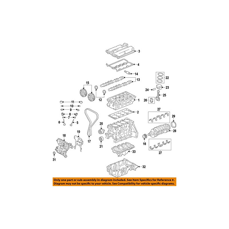 General Motors 90529533, Engine Valve Spring Retainer Keeper