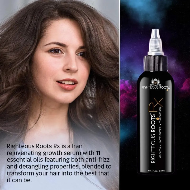 Aceite Capilar Righteous Roots Rx Para El Crecimiento Del Ca