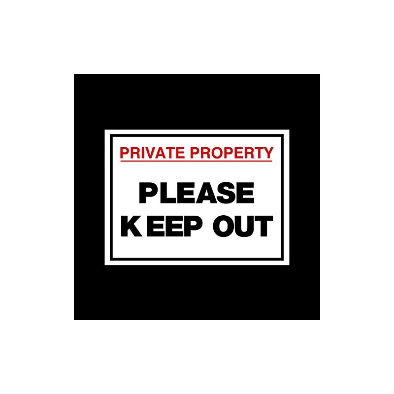 Private Property Keep Out 3mm Metal Sign - Private Property,